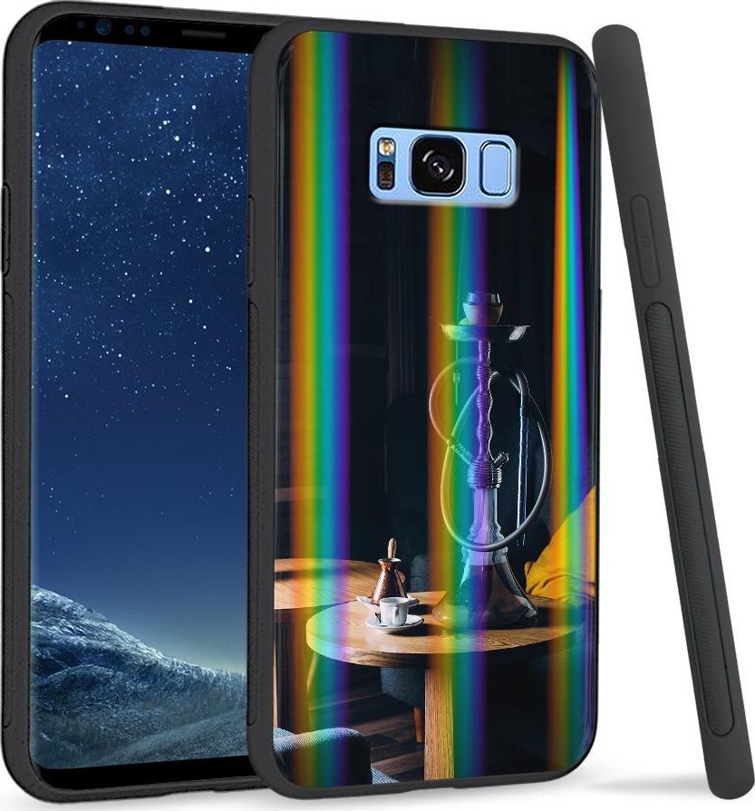Super Fashion Etui na telefon Samsung S8 Rainbow Case Shisha 1