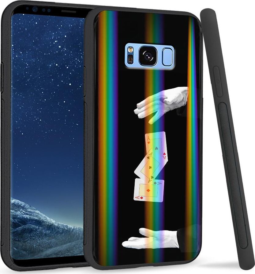 Super Fashion Etui na telefon Samsung S8 Rainbow Case Trzy asy 1