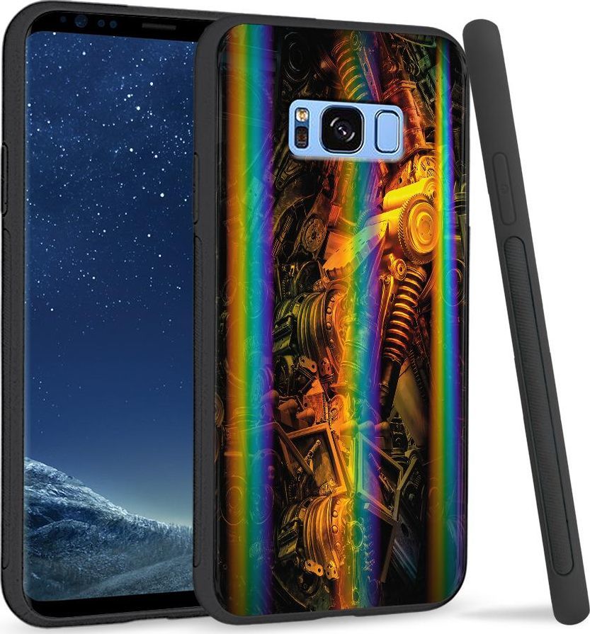 Super Fashion Etui na telefon Samsung S8 Rainbow Case Machine world 1
