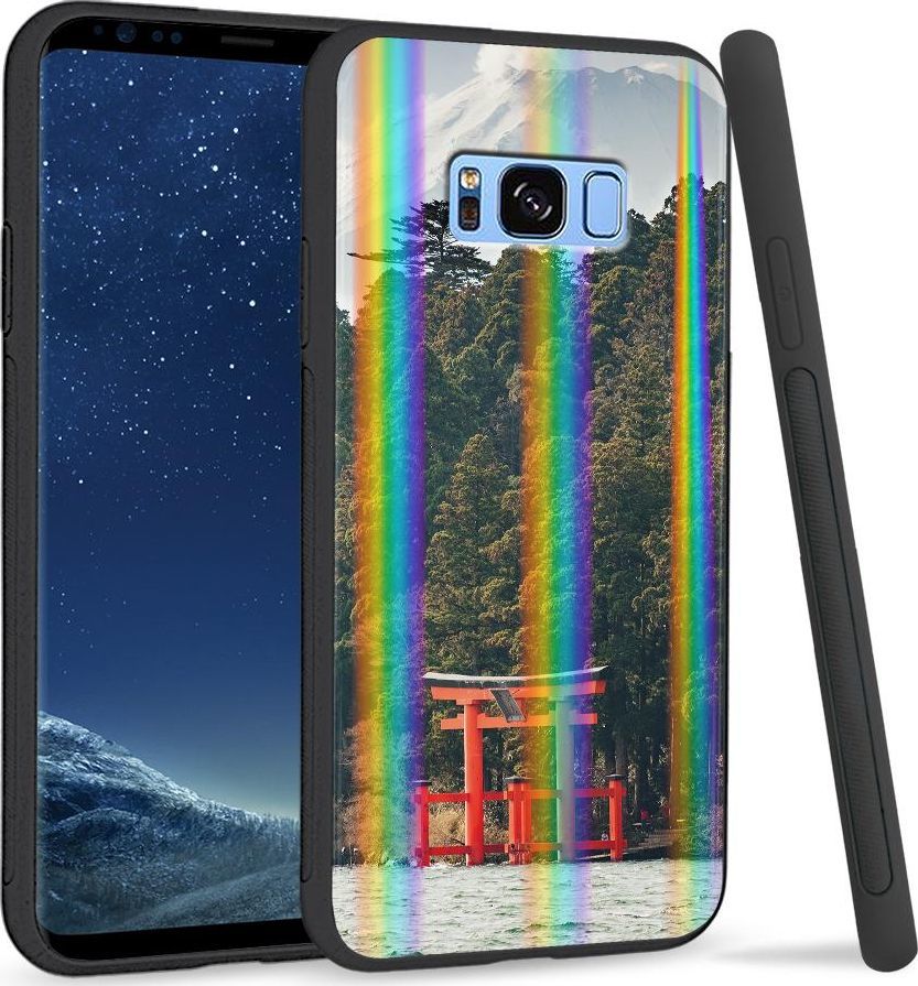 Super Fashion Etui na telefon Samsung S8 Rainbow Case Leśna przystań 1
