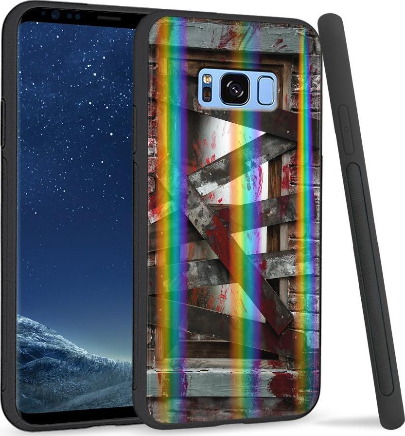Super Fashion Etui na telefon Samsung S8 Rainbow Case Straszny dom 1