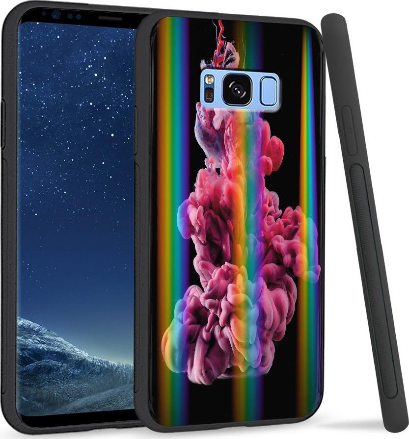 Super Fashion Etui na telefon Samsung S8 Rainbow Case Water smoke 1