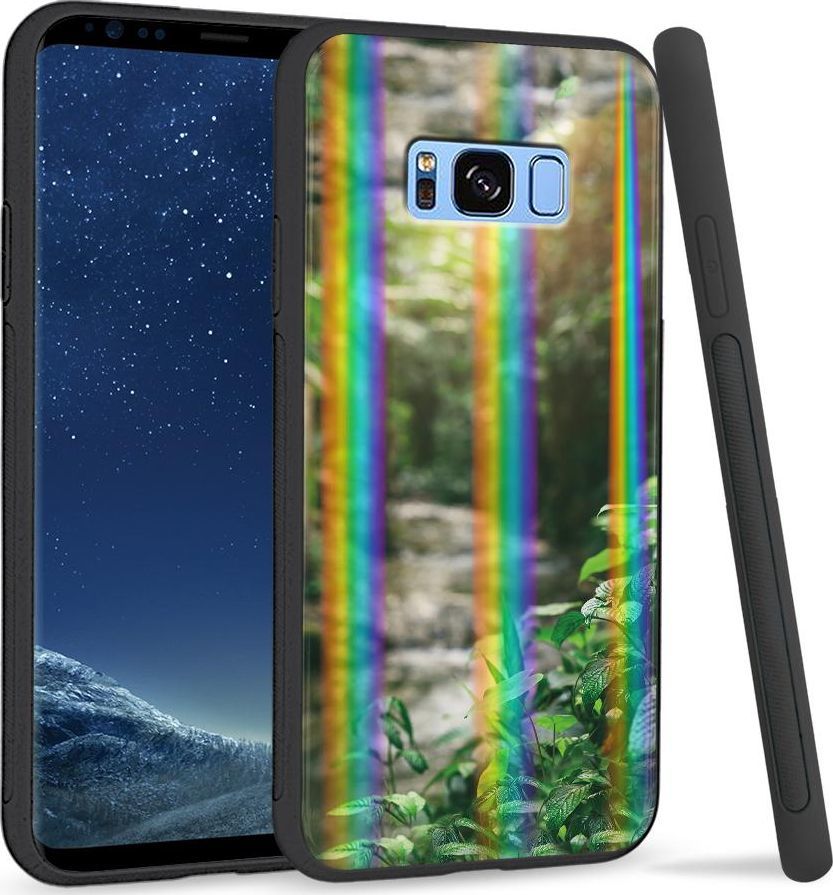 Super Fashion Etui na telefon Samsung S8 Rainbow Case Puszcza 1