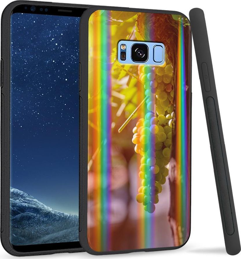 Super Fashion Etui na telefon Samsung S8 Rainbow Case Kiść winogron 1