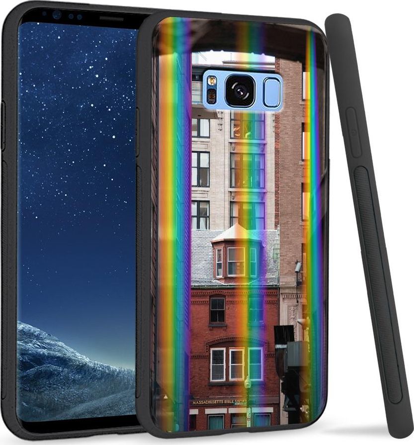 Super Fashion Etui na telefon Samsung S8 Rainbow Case Alley 1