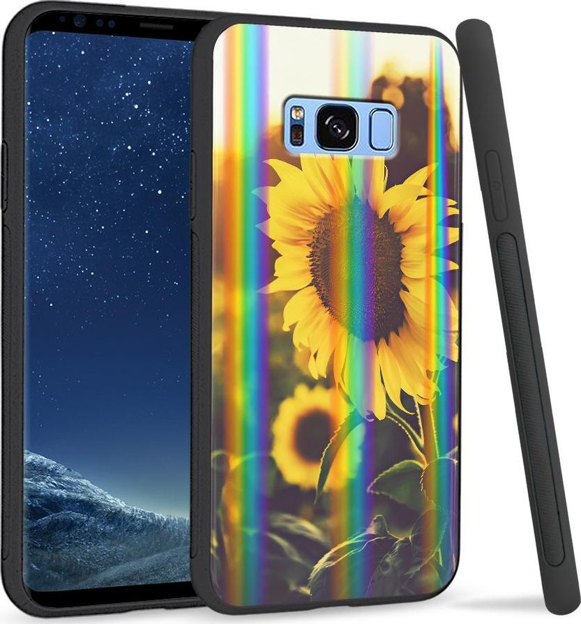 Super Fashion Etui na telefon Samsung S8 Rainbow Case Sunflower field 1