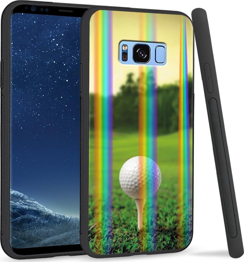 Super Fashion Etui na telefon Samsung S8 Rainbow Case Golf 1