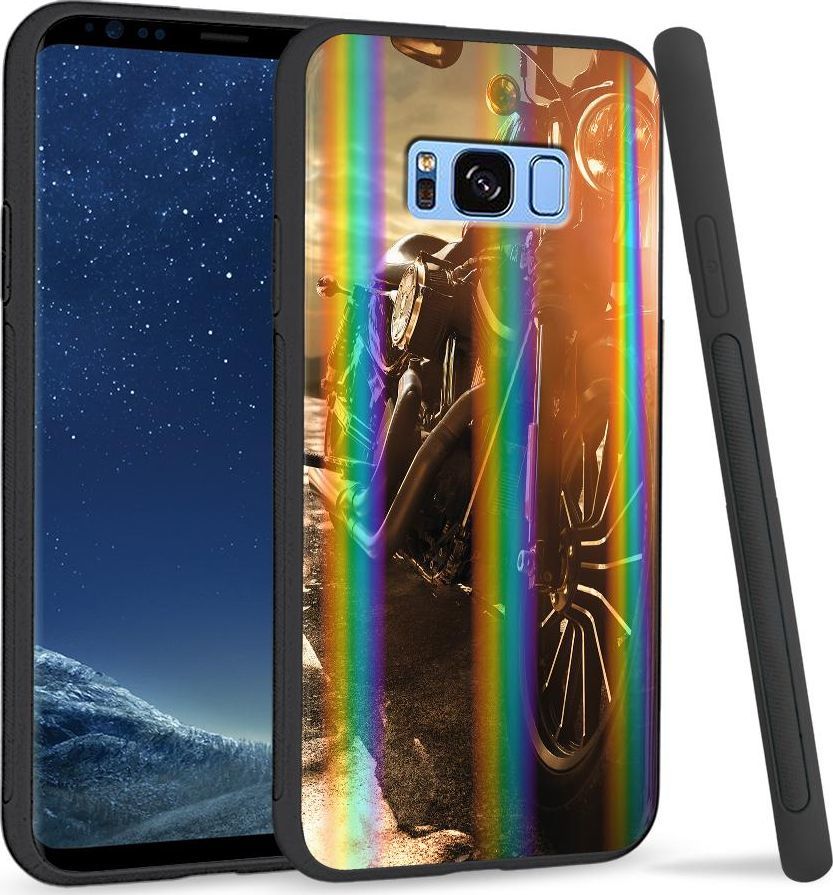 Super Fashion Etui na telefon Samsung S8 Rainbow Case Harley Davidson 1