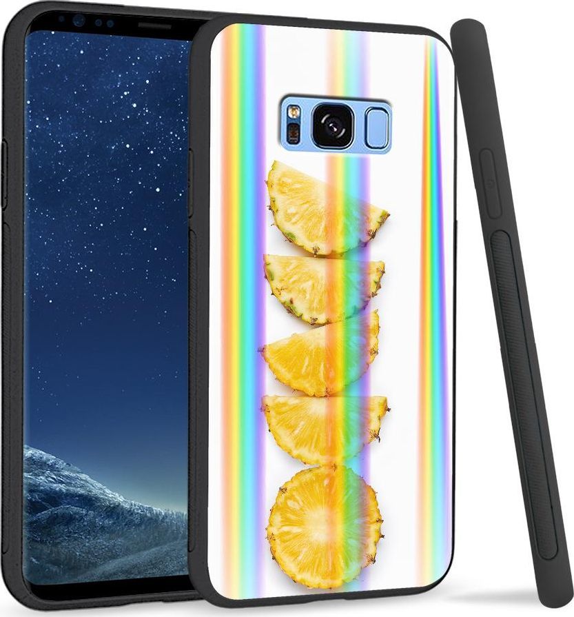 Super Fashion Etui na telefon Samsung S8 Rainbow Case Pineapple pieces 1