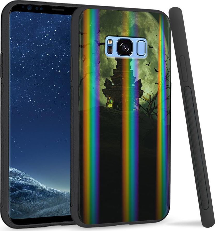 Super Fashion Etui na telefon Samsung S8 Rainbow Case Spooky castle 1