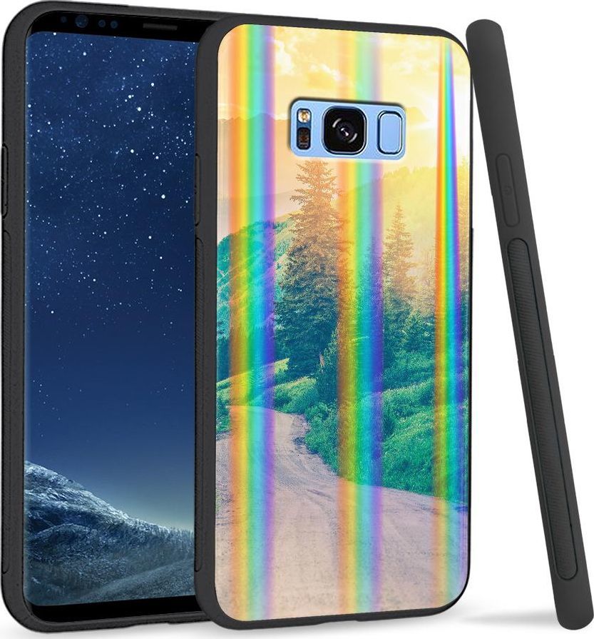 Super Fashion Etui na telefon Samsung S8 Rainbow Case Village roads 1