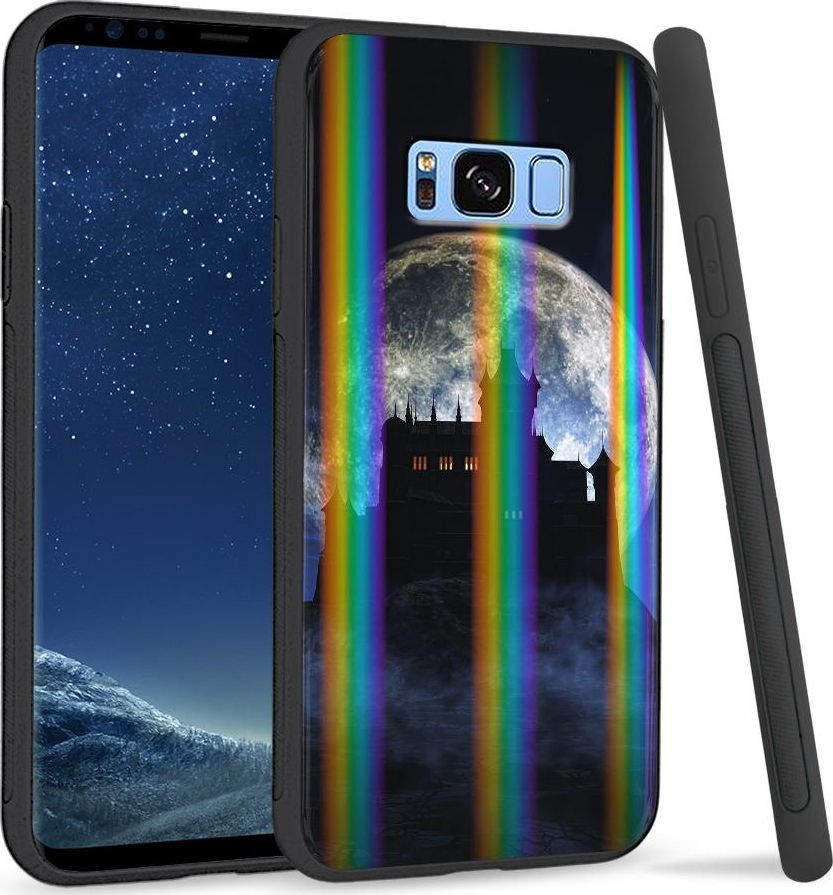 Super Fashion Etui na telefon Samsung S8 Rainbow Case Moon castle 1