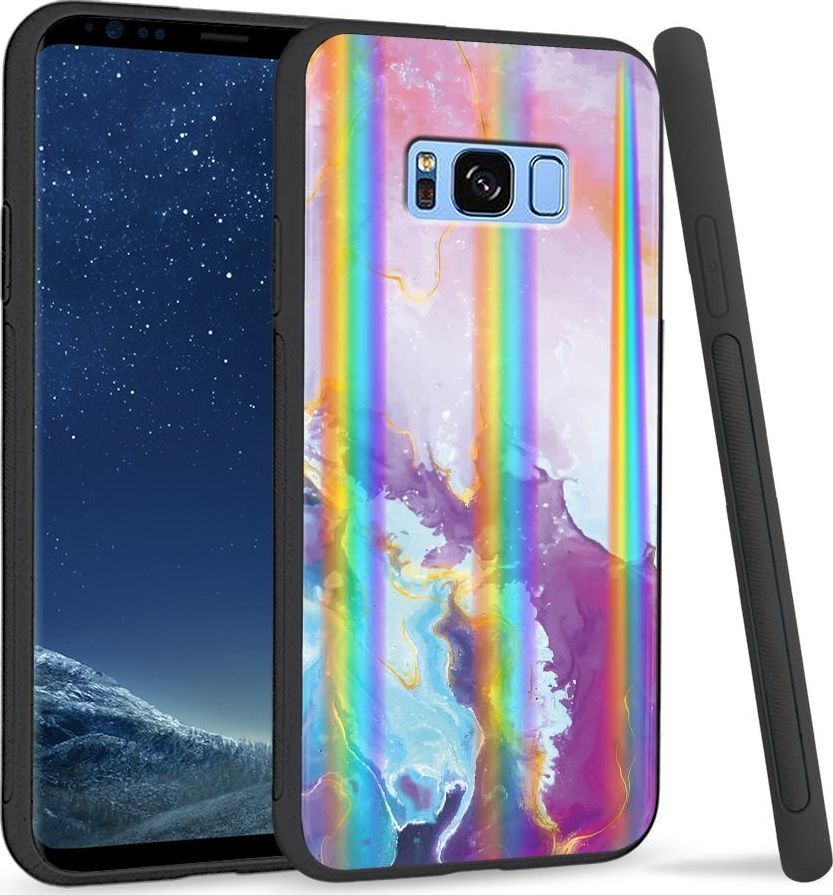 Super Fashion Etui na telefon Samsung S8 Rainbow Case Beautiful abstract 1