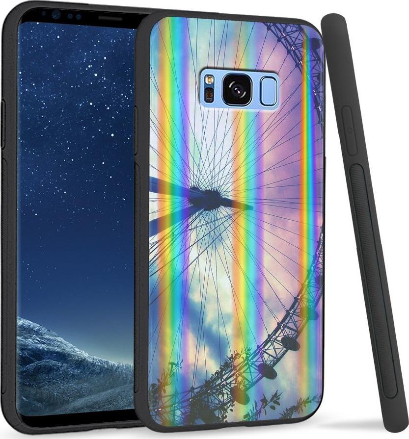 Super Fashion Etui na telefon Samsung S8 Rainbow Case Rollercoster 1