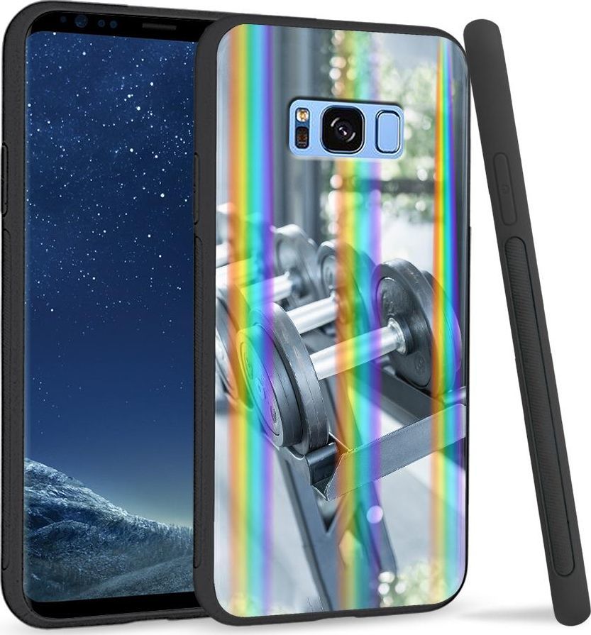 Super Fashion Etui na telefon Samsung S8 Rainbow Case Hantle 1