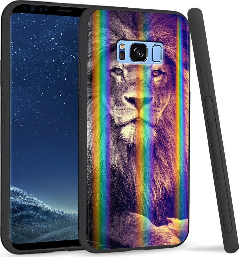 Super Fashion Etui na telefon Samsung S8 Rainbow Case Lew 1