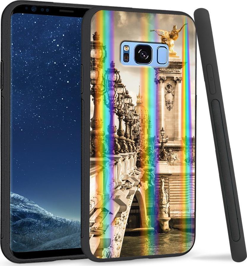 Super Fashion Etui na telefon Samsung S8 Rainbow Case Stary most 1