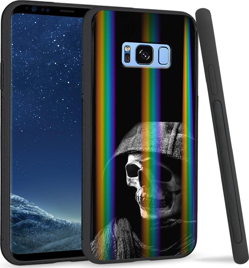 Super Fashion Etui na telefon Samsung S8 Rainbow Case Szkieletor 1