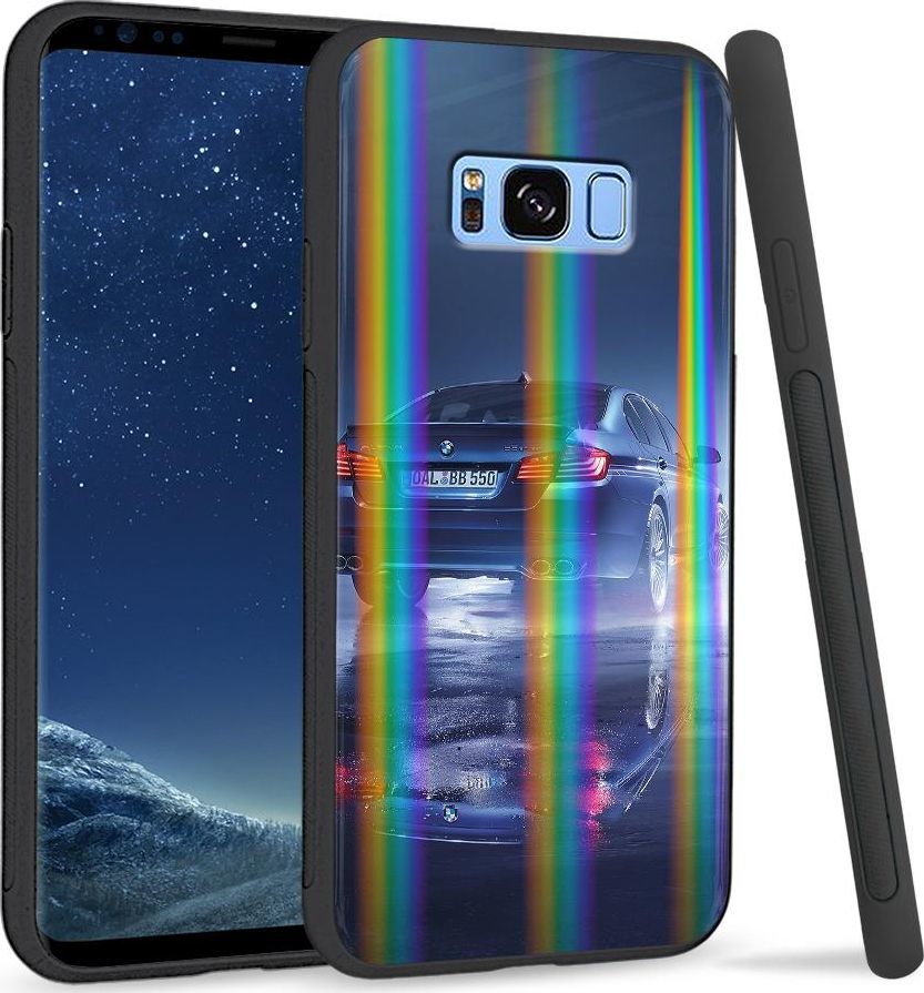 Super Fashion Etui na telefon Samsung S8 Rainbow Case BMW 1