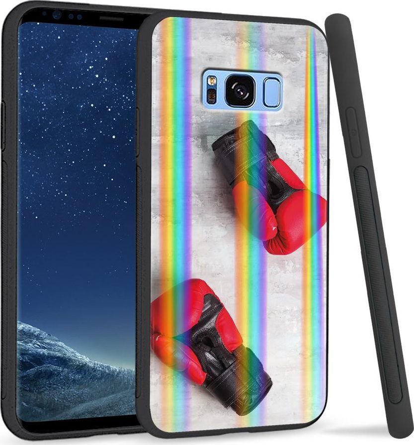 Super Fashion Etui na telefon Samsung S8 Rainbow Case Nowe rękawice 1