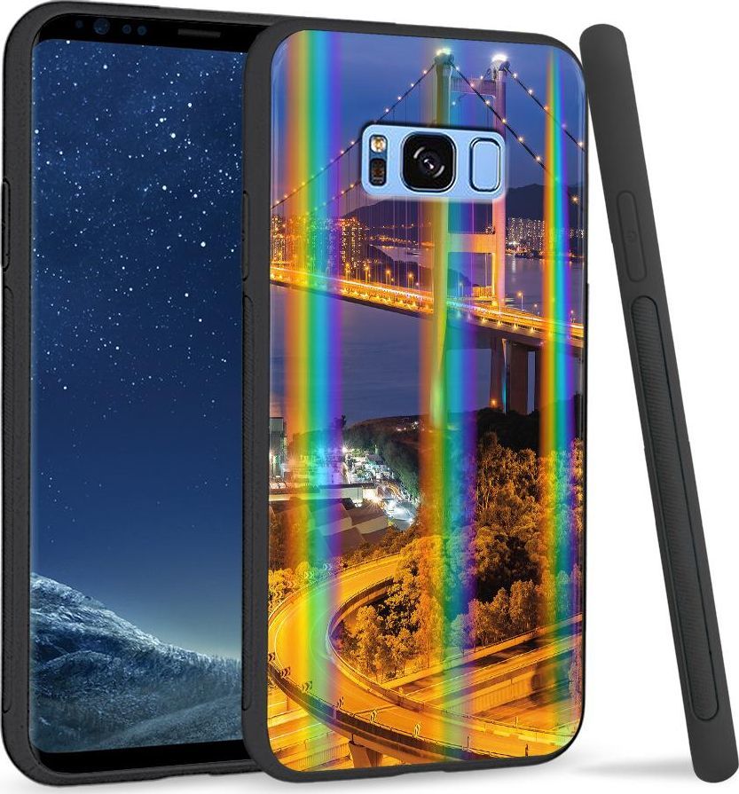 Super Fashion Etui na telefon Samsung S8 Rainbow Case Bridges 1