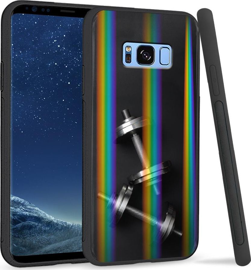 Super Fashion Etui na telefon Samsung S8 Rainbow Case Trening 1
