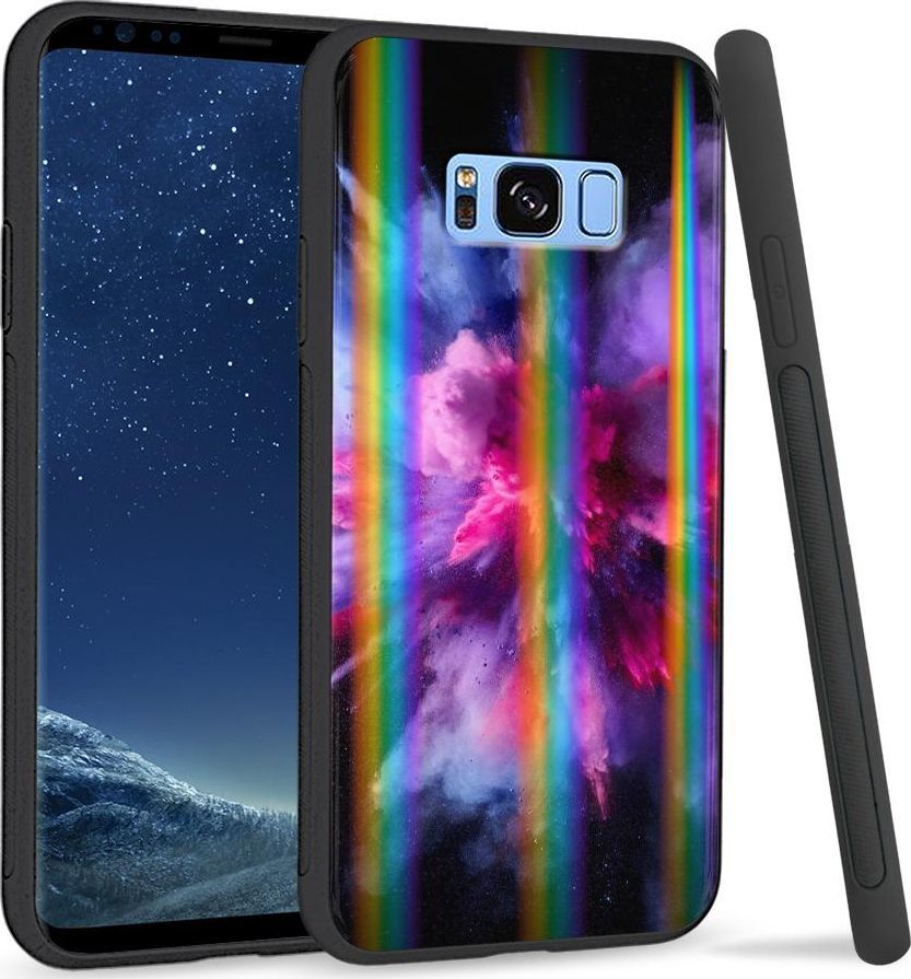 Super Fashion Etui na telefon Samsung S8 Rainbow Case Colours 1