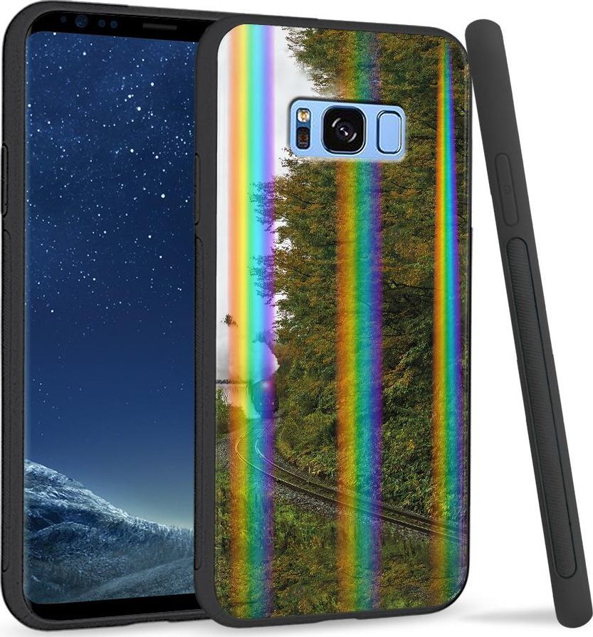 Super Fashion Etui na telefon Samsung S8 Rainbow Case Tory w lesie 1