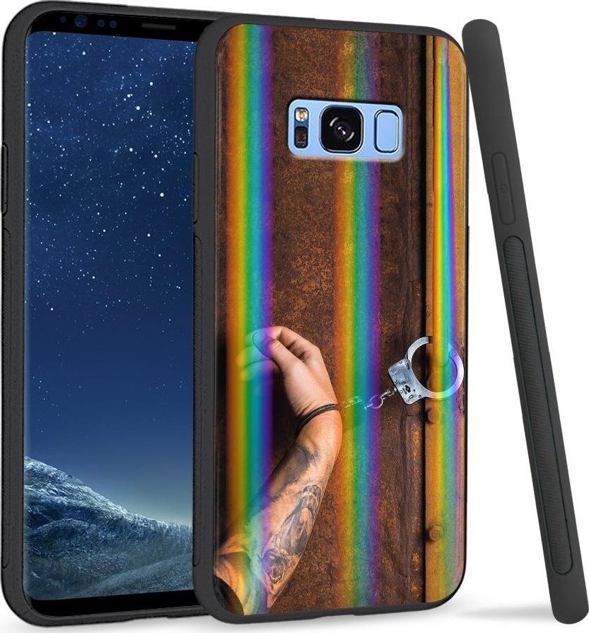 Super Fashion Etui na telefon Samsung S8 Rainbow Case Uwięziony 1