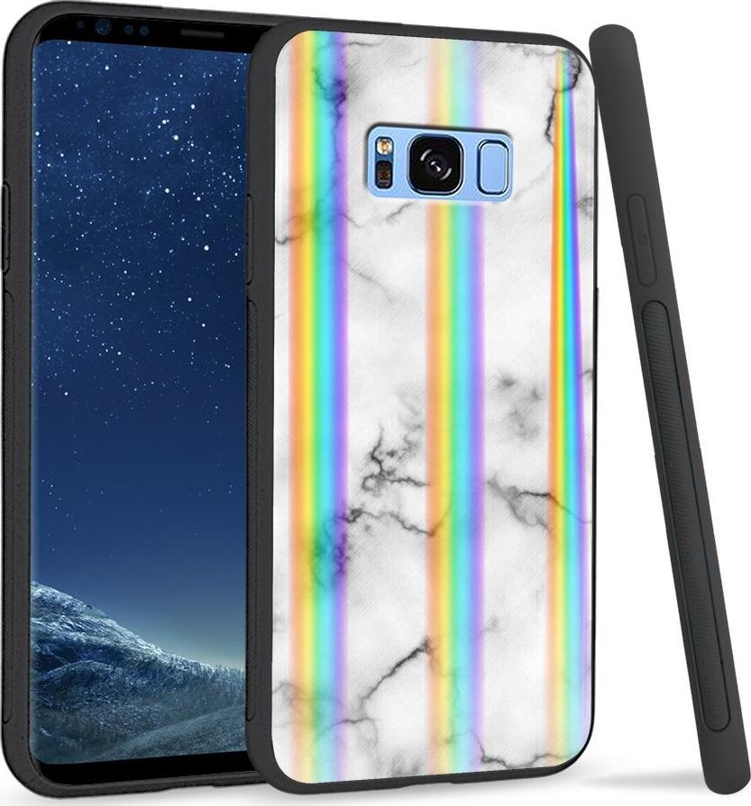 Super Fashion Etui na telefon Samsung S8 Rainbow Case 1