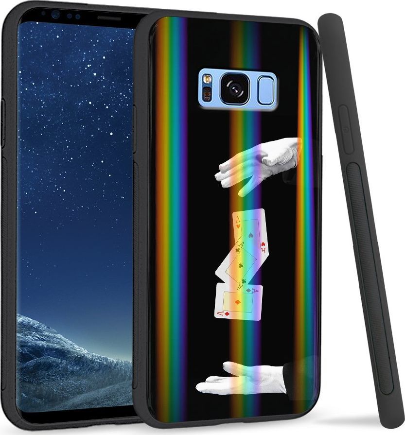 Super Fashion Etui Rainbow Series na Samsung S8 Plus Trzy asy 1