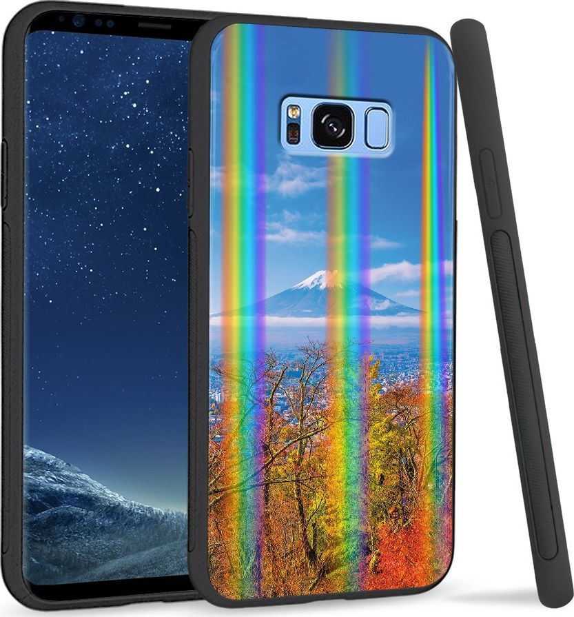 Super Fashion Etui Rainbow Series na Samsung S8 Plus Widok na góry 1