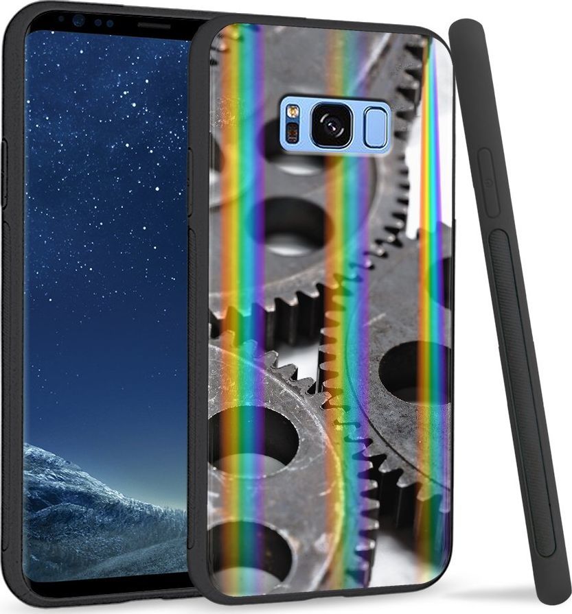 Super Fashion Etui Rainbow Series na Samsung S8 Plus Koła zębate 1