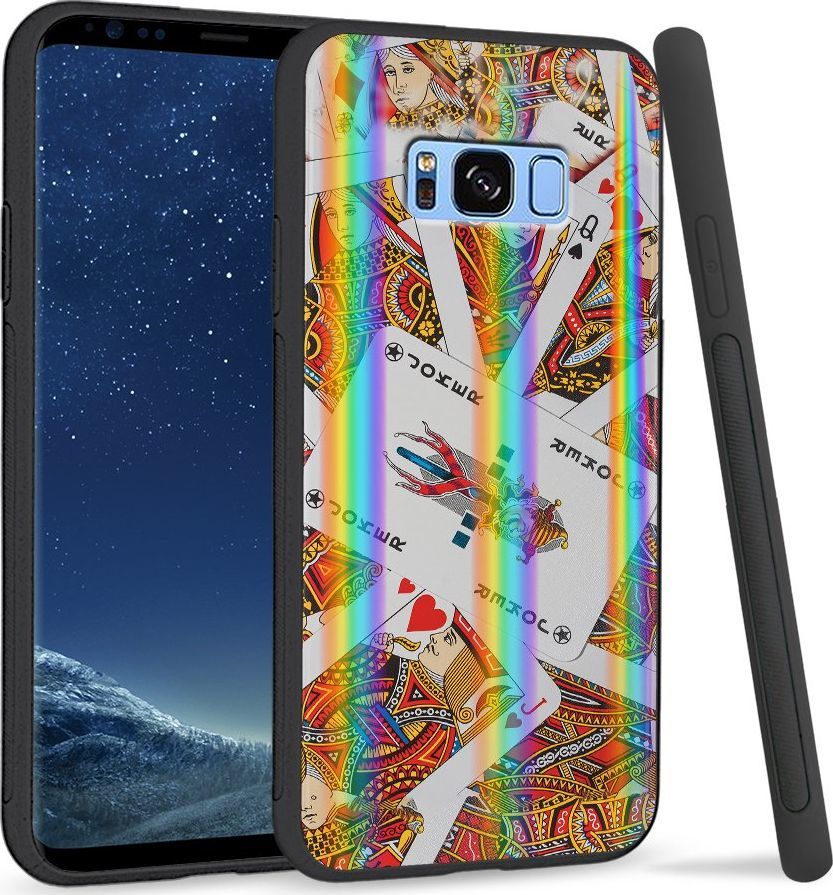 Super Fashion Etui Rainbow Series na Samsung S8 Plus Karty 1