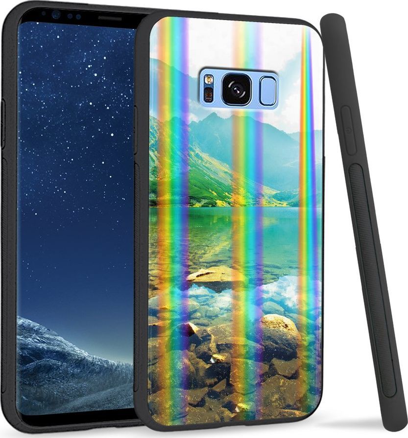 Super Fashion Etui Rainbow Series na Samsung S8 Plus Jezioro 1