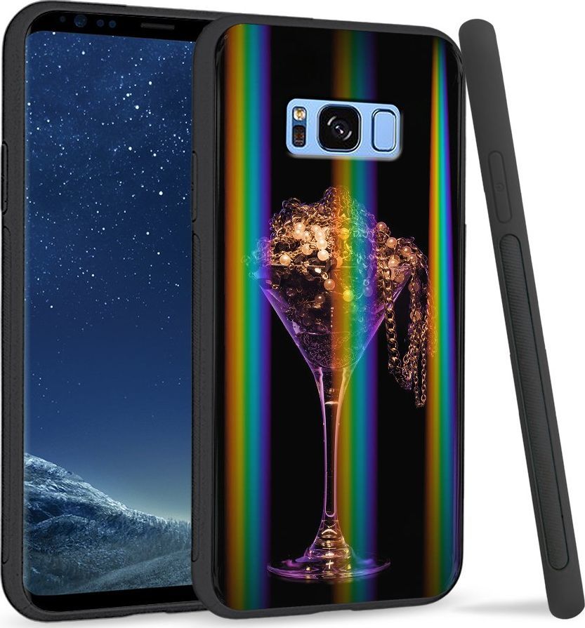 Super Fashion Etui Rainbow Series na Samsung S8 Plus Złoto 1
