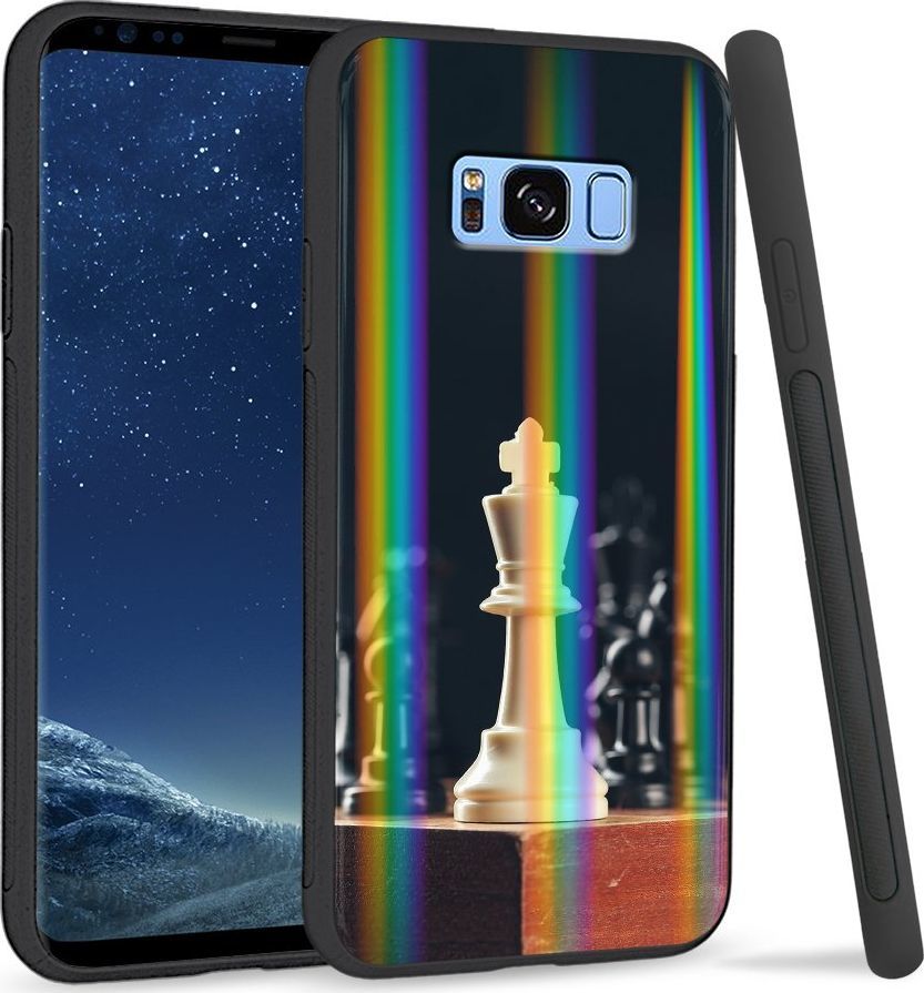 Super Fashion Etui Rainbow Series na Samsung S8 Plus Szachy 1