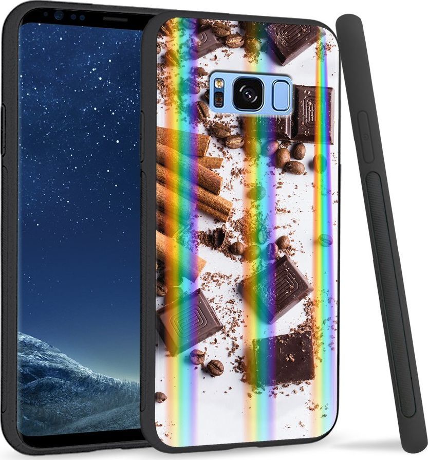 Super Fashion Etui Rainbow Series na Samsung S8 Plus Czekocynamon 1