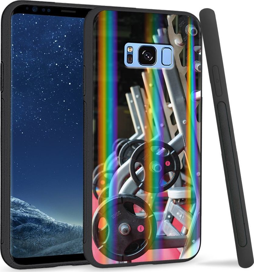 Super Fashion Etui Rainbow Series na Samsung S8 Plus Siłownia 1