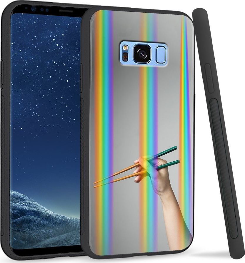 Super Fashion Etui Rainbow Series na Samsung S8 Plus Pałeczki 1