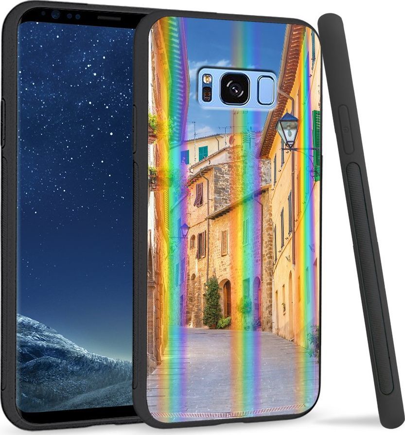 Super Fashion Etui Rainbow Series na Samsung S8 Plus Kolory miasta 1