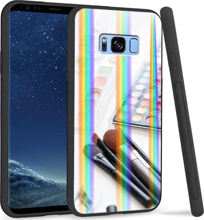 Super Fashion Etui Rainbow Series na Samsung S8 Plus Makijaż 1