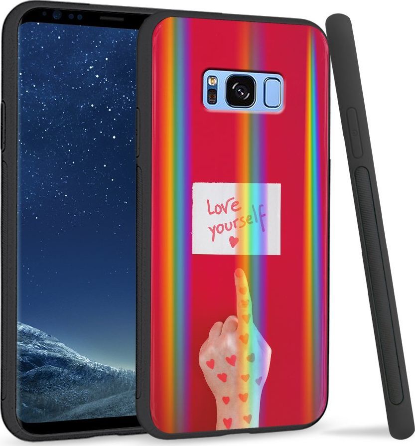 Super Fashion Etui Rainbow Series na Samsung S8 Plus Pokochaj siebie 1