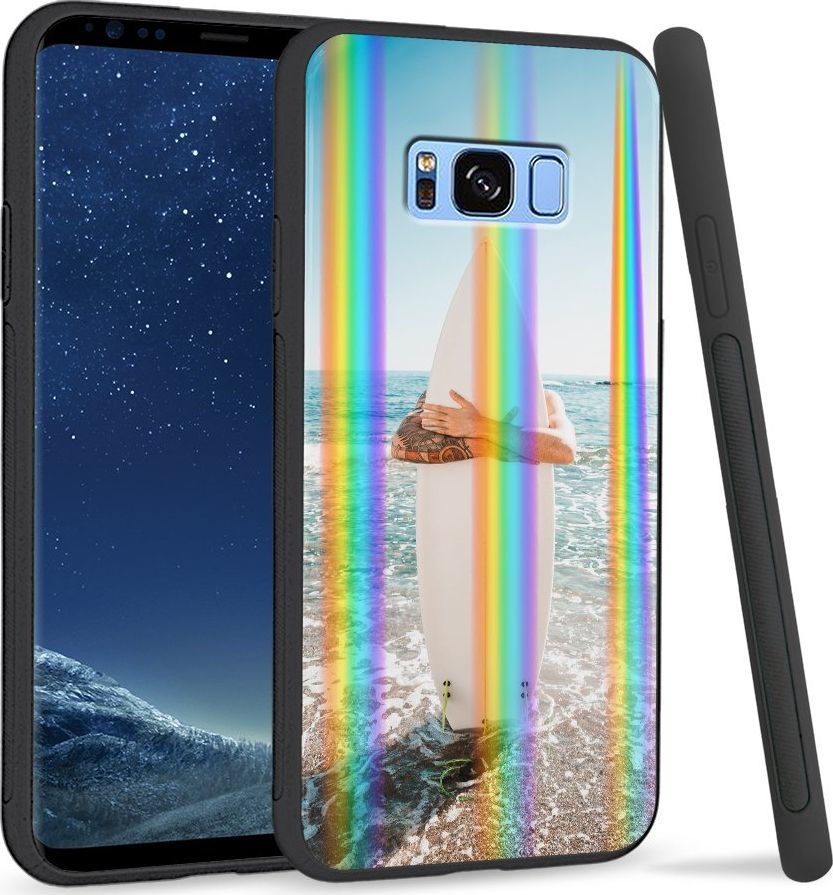 Super Fashion Etui Rainbow Series na Samsung S8 Plus Kocham surfing 1
