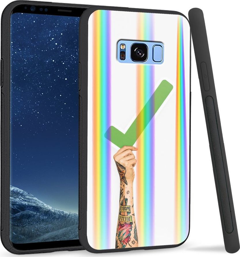 Super Fashion Etui Rainbow Series na Samsung S8 Plus Jestem na tak 1