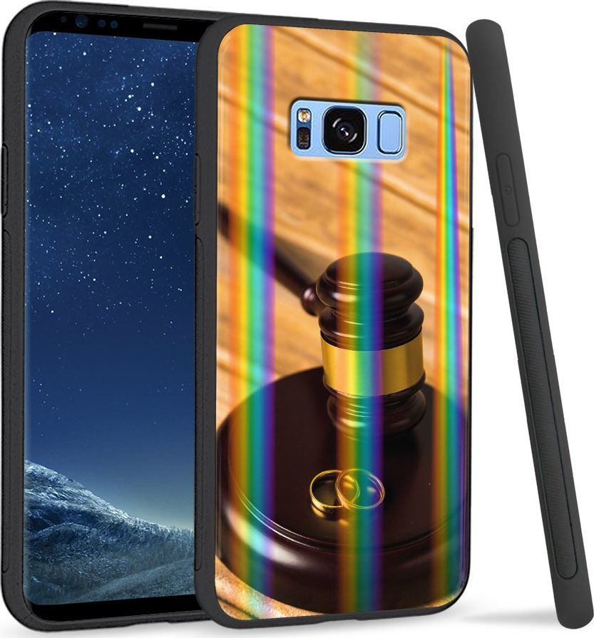Super Fashion Etui Rainbow Series na Samsung S8 Plus Obrączki 1