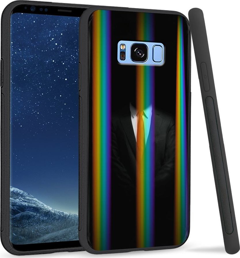 Super Fashion Etui Rainbow Series na Samsung S8 Plus Man in Black 1