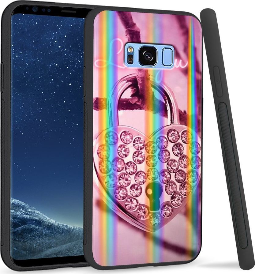 Super Fashion Etui Rainbow Series na Samsung S8 Plus Kłódka 1