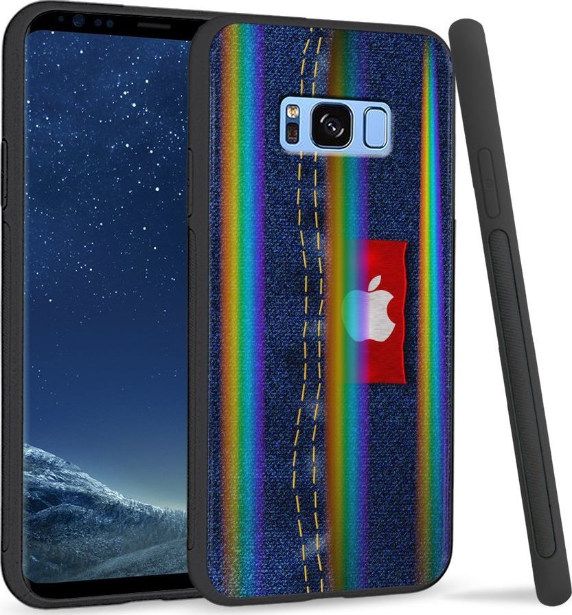 Super Fashion Etui Rainbow Series na Samsung S8 Plus Jeans Apple 1