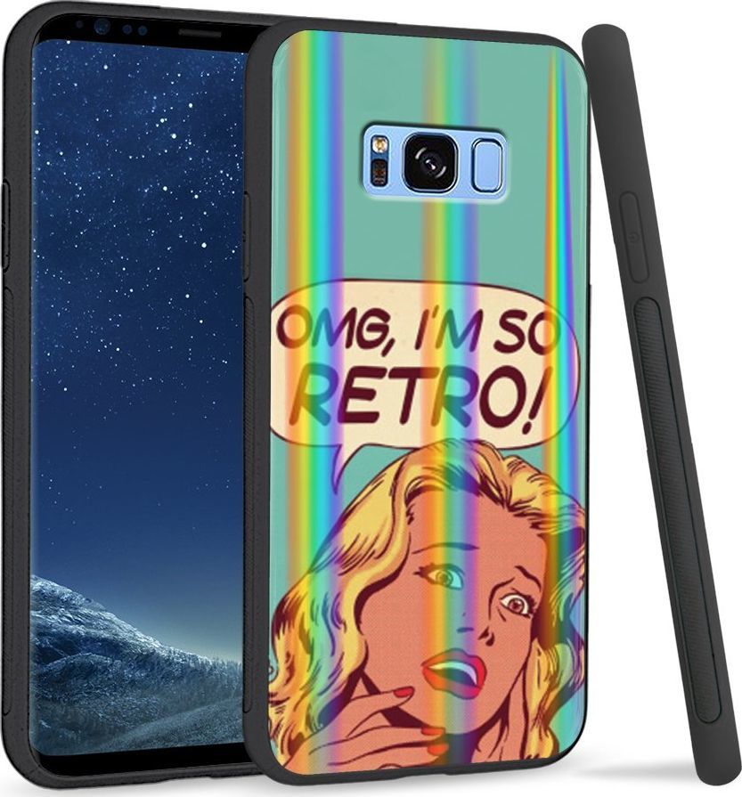 Super Fashion Etui Rainbow Series na Samsung S8 Plus OMG I'm so Retro 1